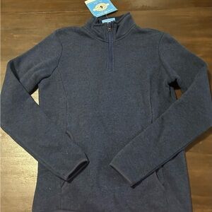 Charles River Apparel Women's Navy Pullover Sweatshirt